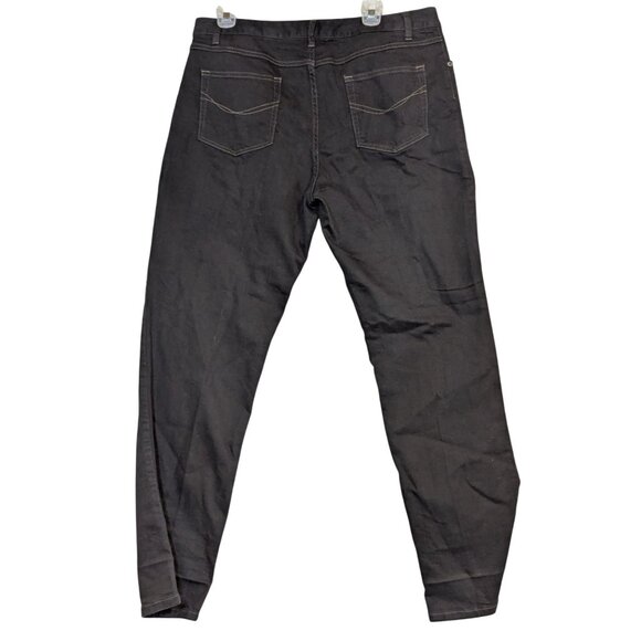 J. Jill Womens Slim Leg Black Stretch Jeans Size 16 - Picture 3 of 3